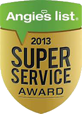 Angie’s List 2013 Super Service Award